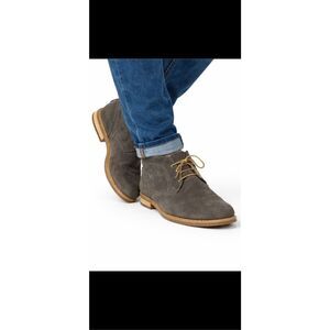Calvin Klein Wilson grey suede Chukka boot shoe size 12